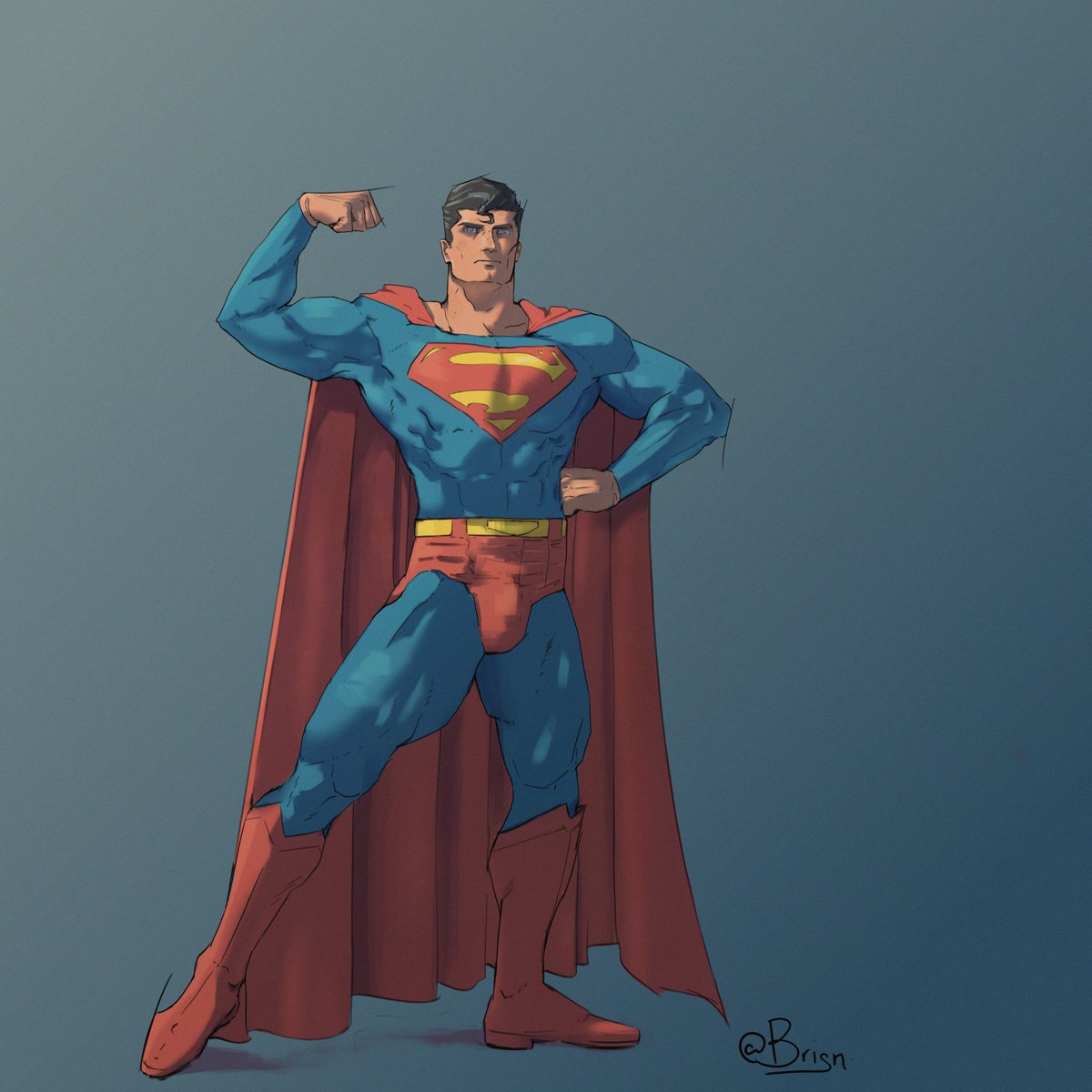 _brisn_'s tweet photo. Some superman fan art I made earlier this year #digitalartㅤ #artistoftwitter https://t.co/DouZLibl3K