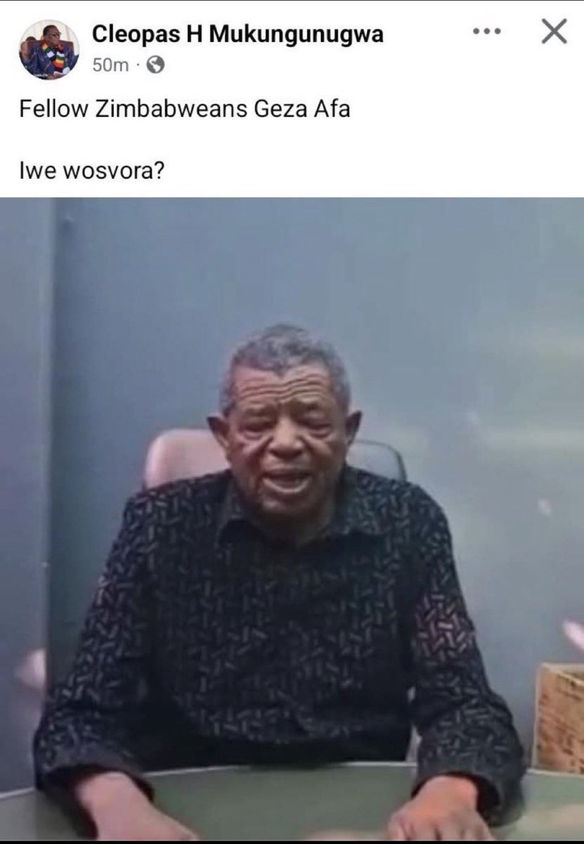 LynneStactia's tweet photo. Where was the spirit of Ubuntu when @CMukungunugwa was dissing the passing of an elder who fought in the liberation struggle for our country? https://t.co/WUz4upPZ55
