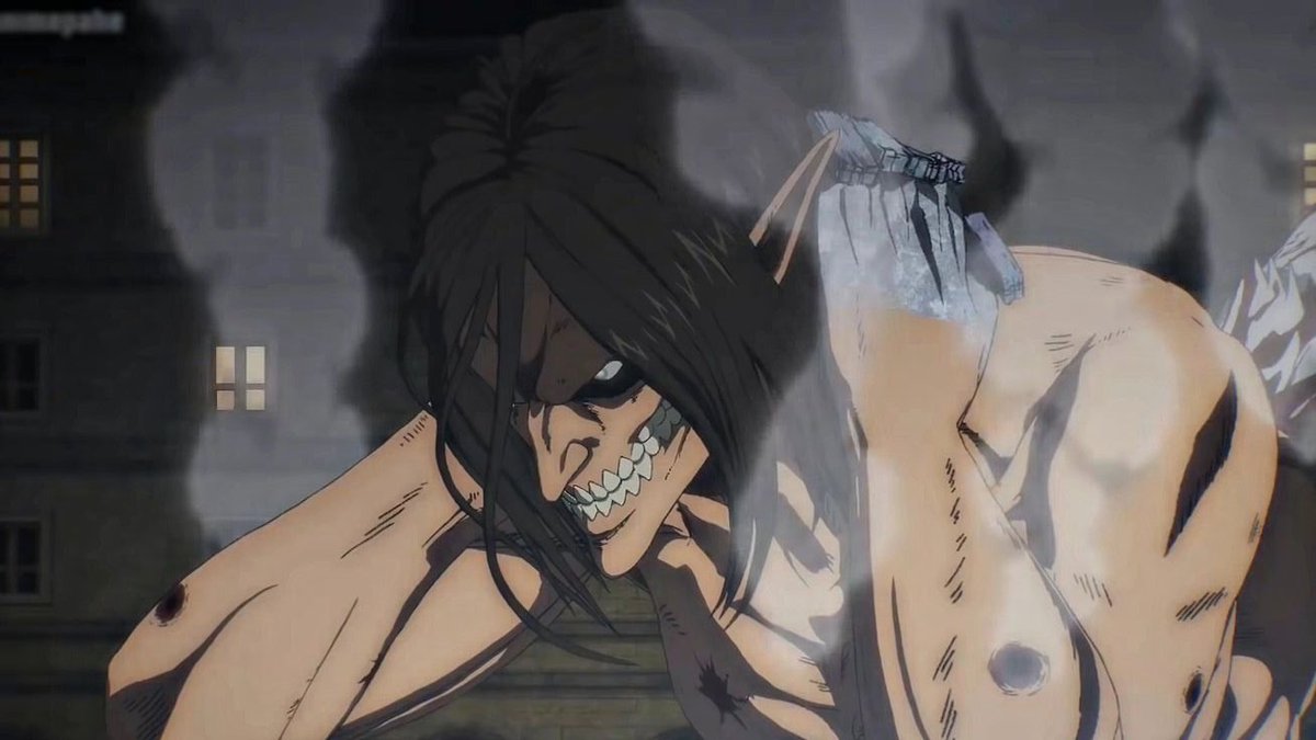 _erenism's tweet photo. eren protecting his nape because you cant trust alphas these days https://t.co/7z2aisFV2y