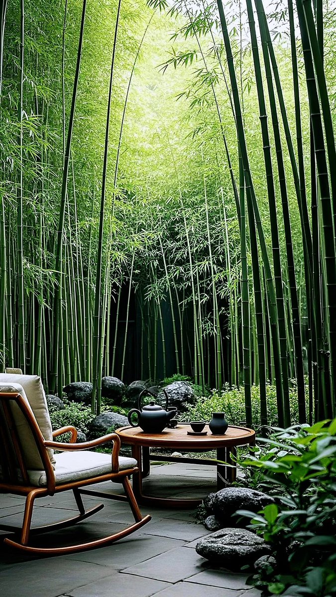 Han46863189's tweet photo. At 瞪谟峡, the morning mist wraps around the ancient 腊 trees, and a 帘 of woven bamboo hangs by the stone path, making this quiet lane a perfect escape for a peaceful moment.， https://t.co/zctlQudJxT