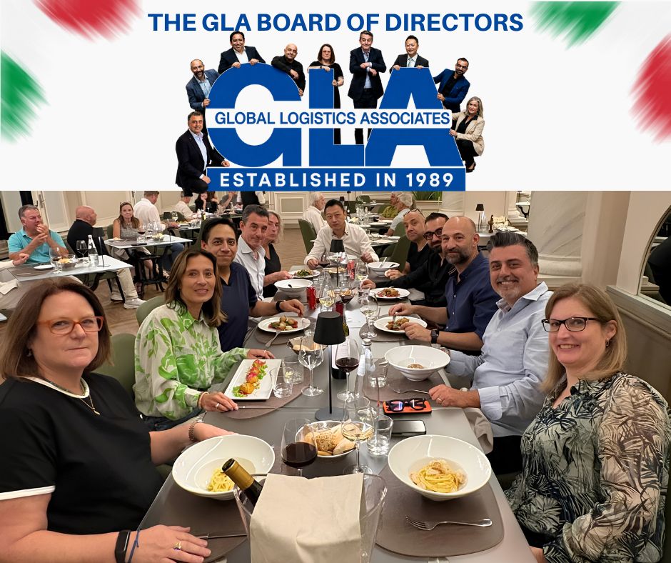 GLANETWORK's tweet photo. Pre-meeting dinner before the hard work begins.
The GLA Board of Directors have convened in Milan, Italy for our annual Board meeting. #globallogisticsassociates https://t.co/unrWic0DeR