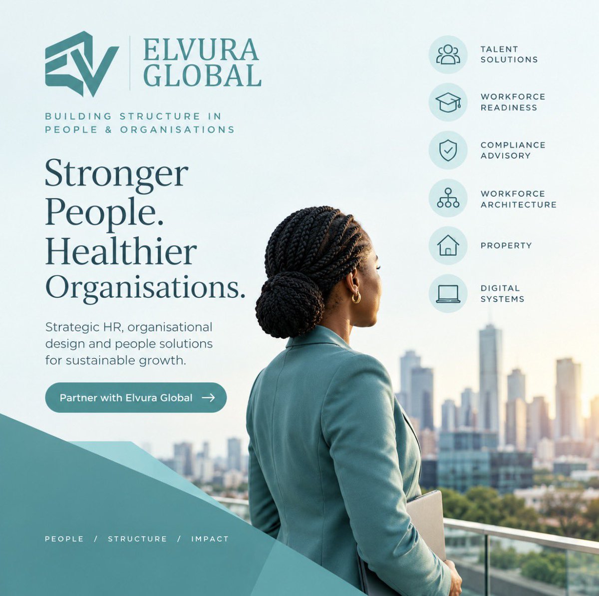 ElvuraGlobal's tweet photo. From talent solutions to organisational design &amp; with people, processes and strategy aligned - We lay foundations for growth that stands the test of time. 

People. Structure. Impact. Let's build better, together!

#ElvuraGlobal #OrganisationalGrowth #HumanCapital #Workforce https://t.co/huRDM6Tkb8