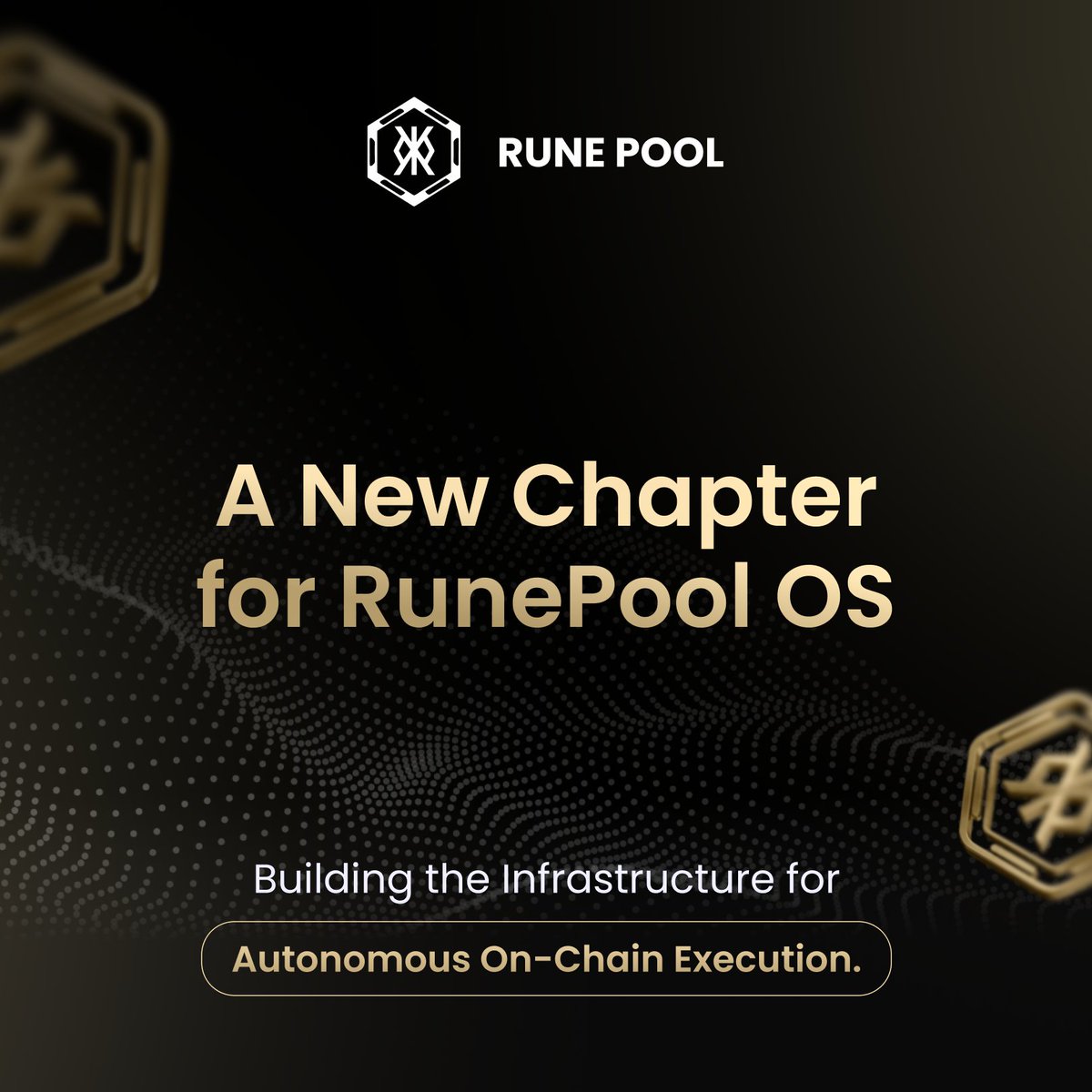 RunePoolBTC's tweet photo. A new chapter for RunePool OS.

Public access is now live, marking the next step toward an execution layer where Agents can access capital, execute strategies, and operate on-chain.

Full article ↓
https://t.co/UOnojc4gwi https://t.co/vJLu1Ek3Vd