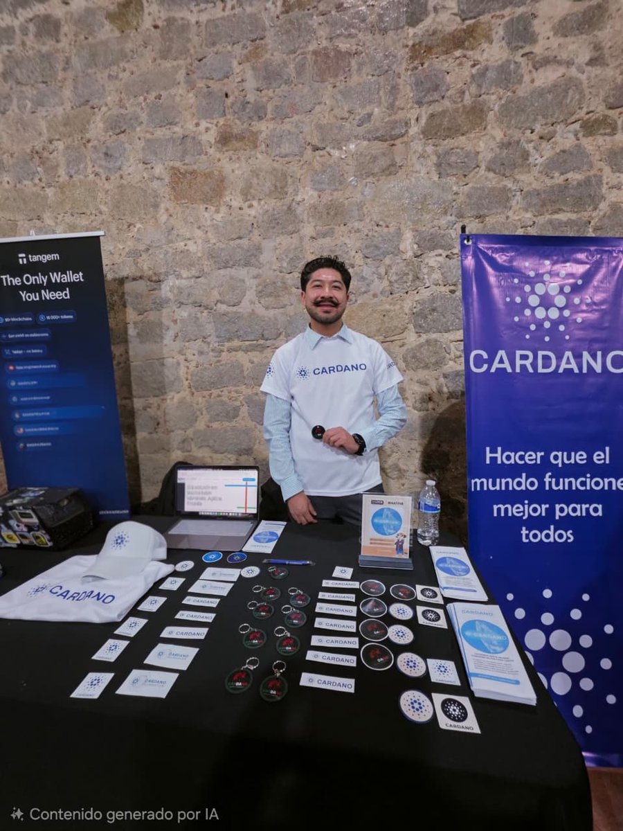 CardanoMexicoC's tweet photo. La comunidad estuvo presente en @unlocksummit_io
2026 en #Zacatlan compartiendo la tecnología que ofrece @Cardano y las oportunidades que existen dentro del ecosistema. 💙
Seguimos sumando voluntades 🫂🤝
#Cardano 🇲🇽 #comunidad #Blockchain #Unlock 🌈 https://t.co/LV3tYvk27f