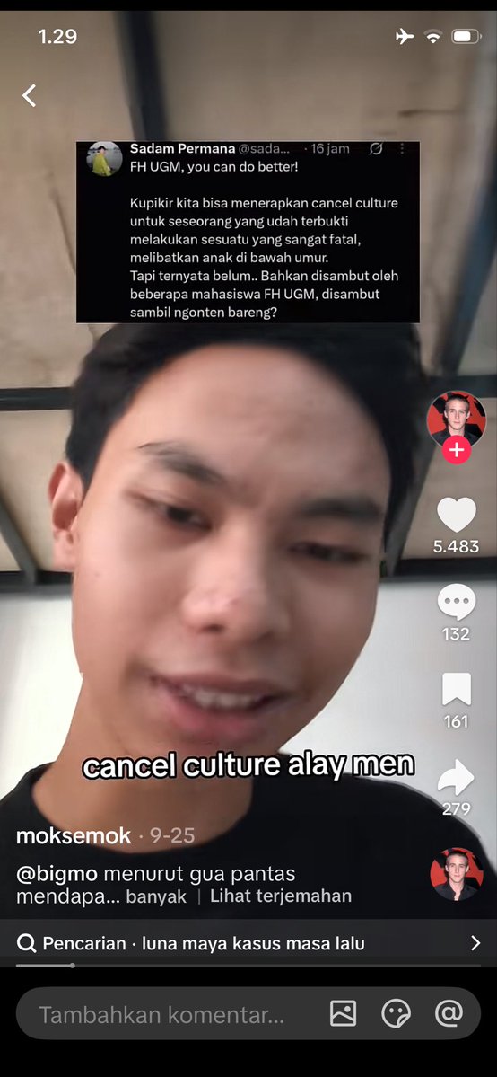 isannnBi's tweet photo. @1dereight Gw kira yg dukung bigmo tuh fans2ny yg masih smp atau sekolah wajar lah ya mereka belum dewasa dan masih harus dikasih tau mana yg bener mana yg salah, tpi ini gw sampe speeachless anjir ad mahasiswa plat UI yg belain bigmo 😭 https://t.co/7dslTJw4a9