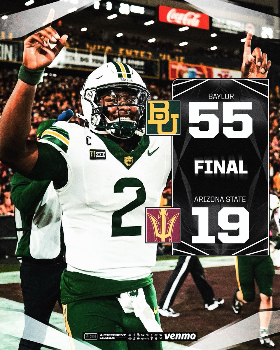 Big12Conference's tweet photo. Bears heading back to Waco with a W 🐻 https://t.co/RENt5Yd3Jn
