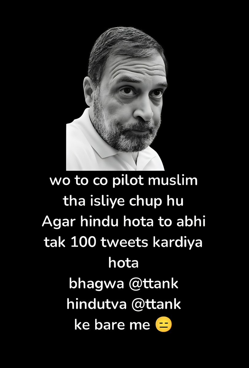 LoveyouGujarat's tweet photo. Rahul gandu pappu 😂
#NATCON2026 #CJPMustAnswer #SidharthMalhotra #500CrKeRealOffers #MGISL13 #DrishyamBlockbuster https://t.co/FfeUY3iMZp