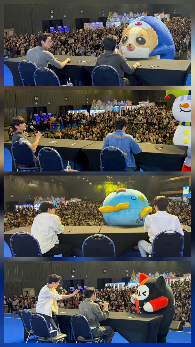 lobster_1998's tweet photo. the other couples' table         the jossgawin table 🤣 

JOSSGAWIN GUINZLY BIG FAM
#GMMTVFANIVAL2026HappyFamilyxJG
#JossGawin #จอสกวิน https://t.co/r4ImNTgde2
