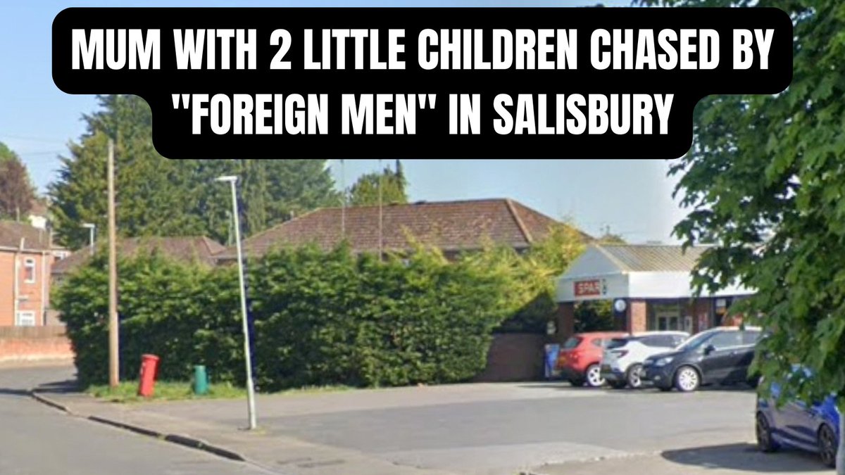 Wommando's tweet photo. ⚠️The 3rd in a series of terrifying incidents in Salisbury...

➡️Police are investigating after a mother pushing her 2YO and 6-month-old children in a double pushchair was chased by hooded "foreign" men in Bemerton Heath, Salisbury on Friday.

The three men tried to get her to put the children in their car, and when she refused two men got out and chased her as she ran with the pushchair to a nearby Spar shop. 

The three men were described as "foreign" and wearing large black coats with their hoods up.

The vehicle is described as a dark grey Volkswagen Polo-type car, with damage to the front.

There's been two similar reported incidents in the Salisbury area last week!

Police are urging doorbell, dashcam footage and info - and asking the public not to speculate.

🇬🇧 What the hell is happening in the UK?
