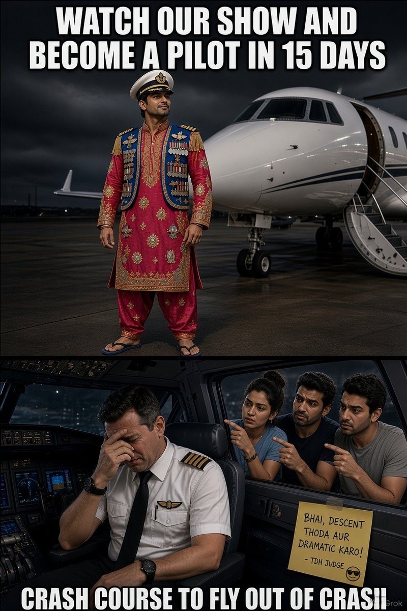 hasthak's tweet photo. This is real Super Intelligence / #AI.
Airline pilots are going lose their jobs soon?

15 days crash course to fly.
Online Youtube videos to teach!
New series of "Flying for Dummies" being launched?

And, are we going to lose our neighbourhood plumbers for new self taught skills? https://t.co/y4DPoK4ZAw
