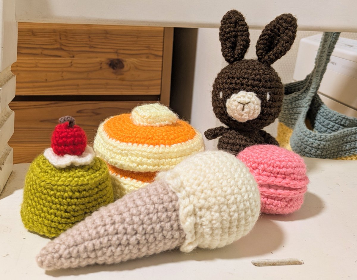 kano_handmade_'s tweet photo. 作った作品を並べてみました🐰 https://t.co/UF5N4rFKAF