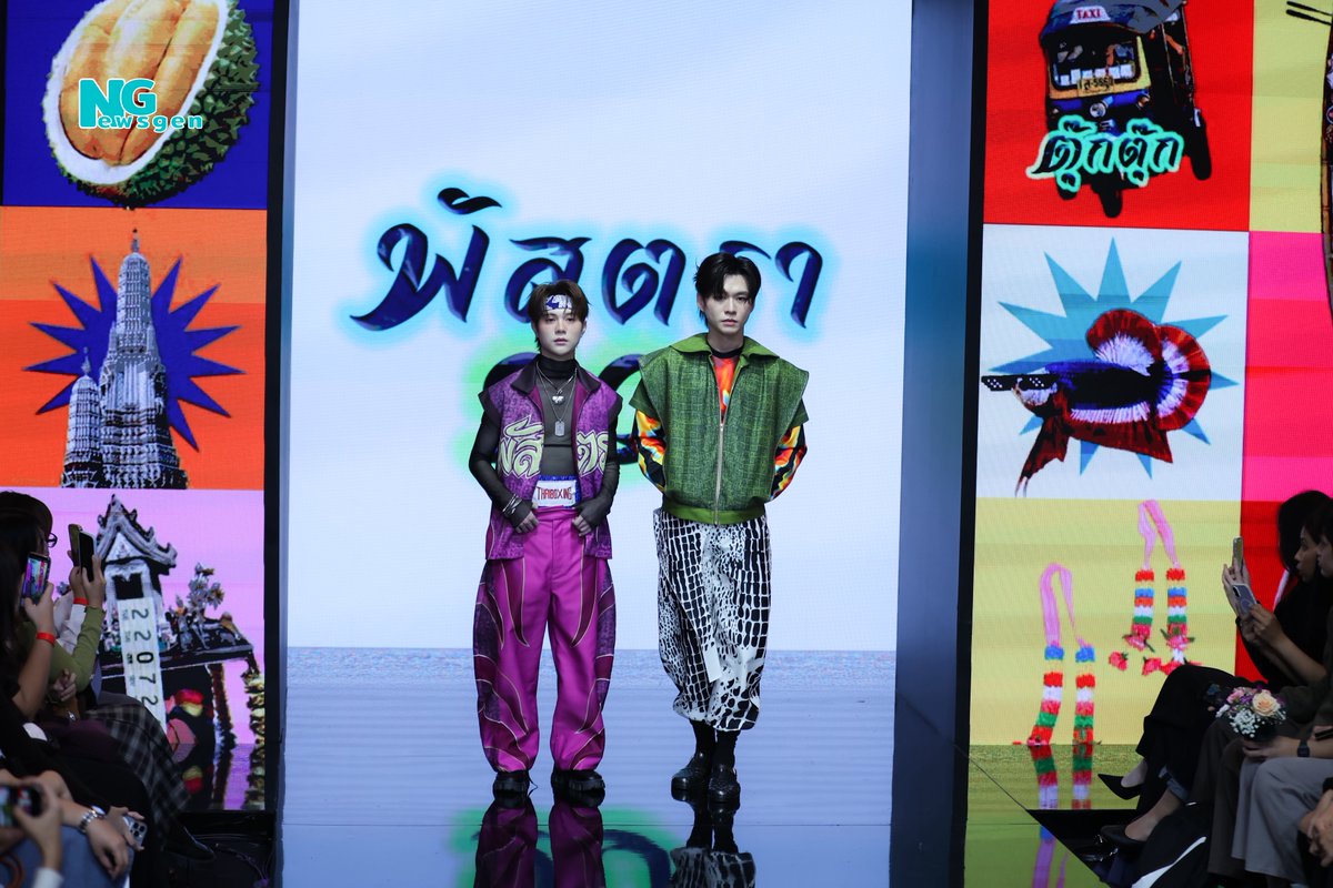 NGnewsgen's tweet photo. “บีเวอร์-ต้นหลิว” ร่วมเดินแบบกับโชว์จาก “Thammasat University” บน Visionary Stage ในงาน Siam Center BIFW 2026 

BEVERTONLIEW AT SIAM CENTER BIFW26
#bbverpj #tonliewmtp #BeverTonliew #SiamCenterBIFW2026xBEVERTONLIEW

#SiamCenterBIFW2026 #BIFW2026 https://t.co/RRmkTAk05g