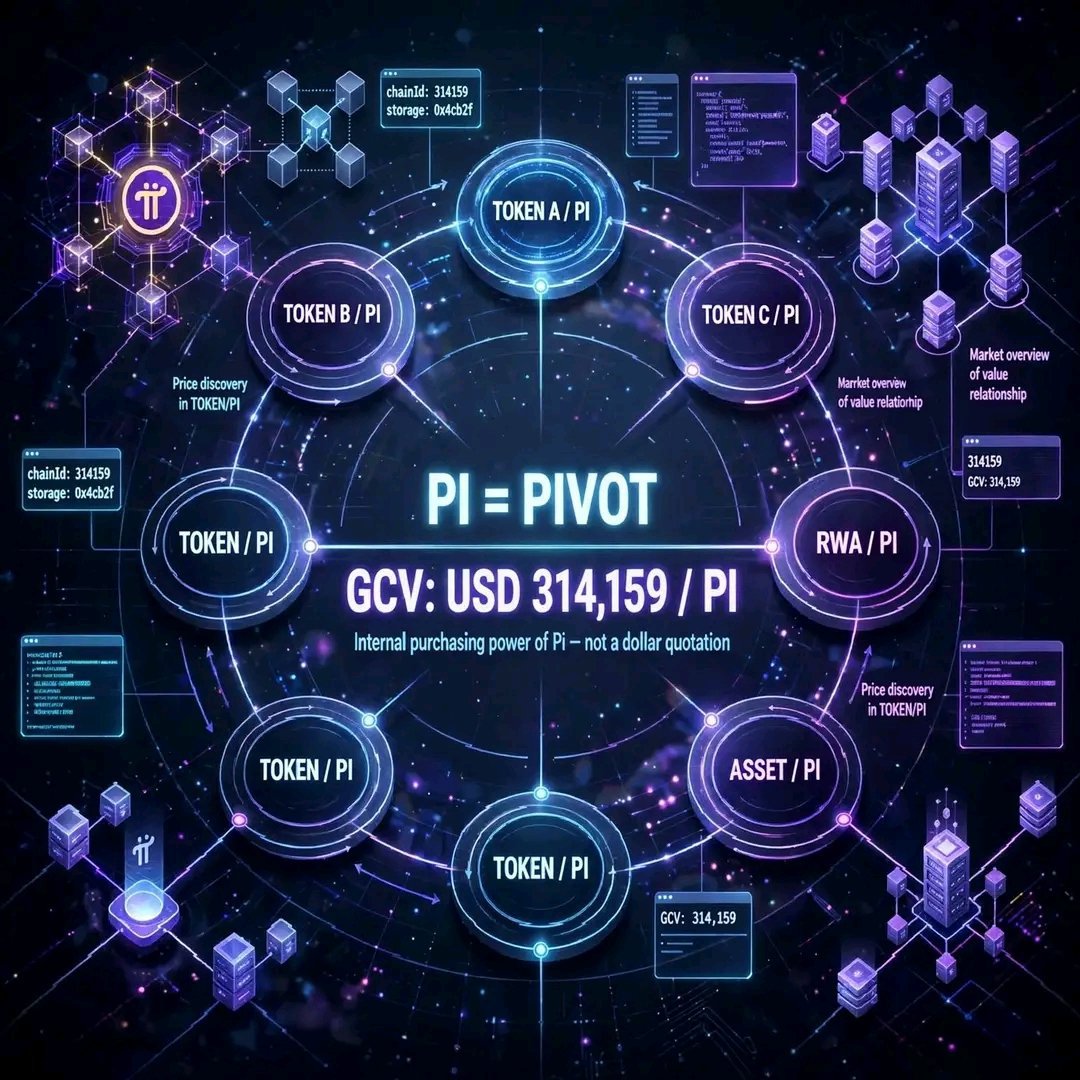 CryptoNedu34356's tweet photo. 💫 $Pi is a powerful pivot!
$314,159 is seen by the GCV community as Pi’s core value. 🌍💎
The goal is to use Pi as a common base for pricing assets across the ecosystem.

#PiNetwork #GCV #Ecosystem #PiNetworkINDIA https://t.co/QOZ1iRuYJg