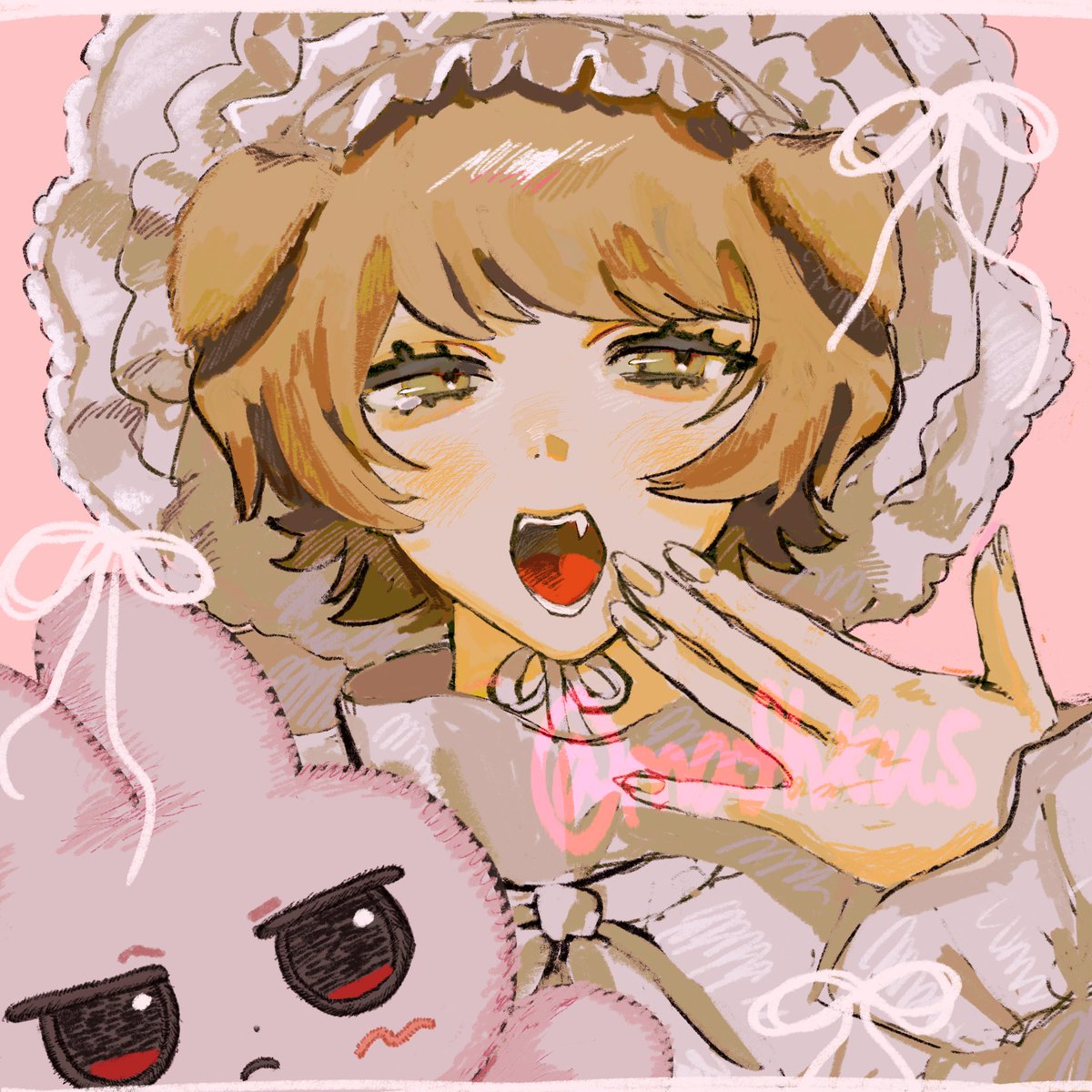 mafhxus's tweet photo. プリティー自創作カップル🤍を再掲します
🐶と🐰の百合です https://t.co/T6OQ9ibVHT