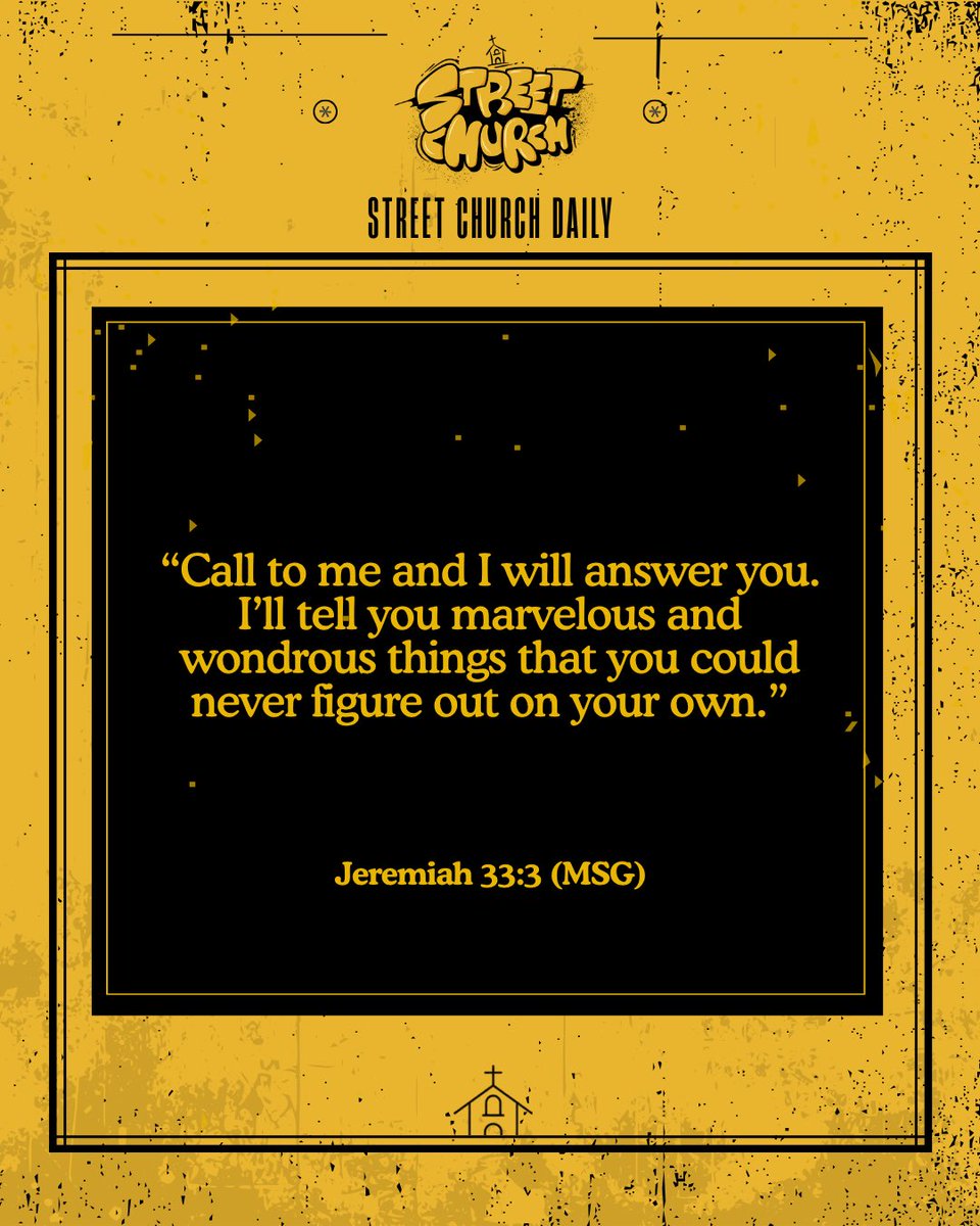 streetchurchh's tweet photo. One of the advantages of being a child of God is that you don’t have to play gamble with your life. You have a father who knows the end from the beginning.

So when you are in life’s cross road, you call on him and he will direct you. https://t.co/qsN2zWRow9