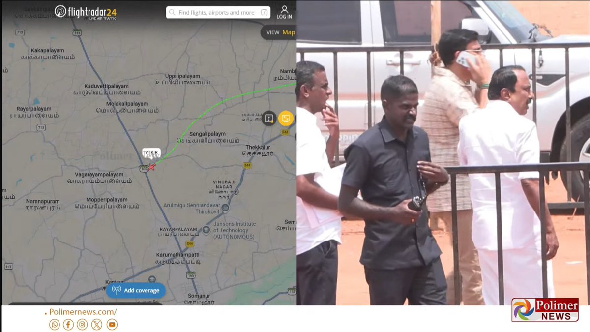 LegenD_AK_tweet's tweet photo. Polimer : வணக்கம் டா மாப்ள @Saattaidurai flight trackerல இருந்து.. https://t.co/qPPaFFUcrE