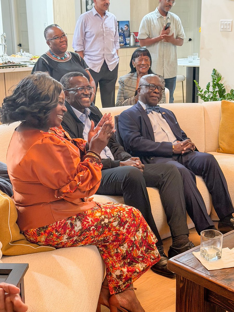 dkmaraga's tweet photo. Grateful to Councilwoman and Harris County Judge nominee, Ms. Letitia Plummer for warmly hosting us, in the true spirit of partnership with the  First Diaspora (descendants of enslaved Black People), who planted the roots of Pan-Africanism. 

Over a shared meal with friends, we reflected on the legislature’s vital role in holding government to account. Our discussions on international cooperation further reinforced my conviction that Pan-Africanism will guide my foreign policy. 

In Kenya, citizens demand absolute accountability from all leaders. I firmly believe justice must not only be done—it must be seen to be done. 

I am thrilled of the possible partnerships with Harris County, Texas ranging from healthcare, innovation to education. 

I  look forward to pursuing these partnerships further in the coming months. 

#UkatibaCaravan