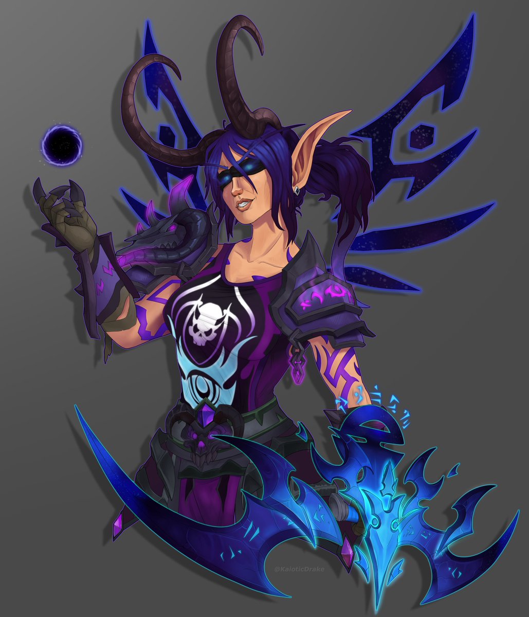 KaioticDrake's tweet photo. Devourer Demon Hunter Character C0mm for a guildie in WoW! 
#demonhunter #dh #worldofwarcraft #Voidelf https://t.co/fwmgqBQOWU