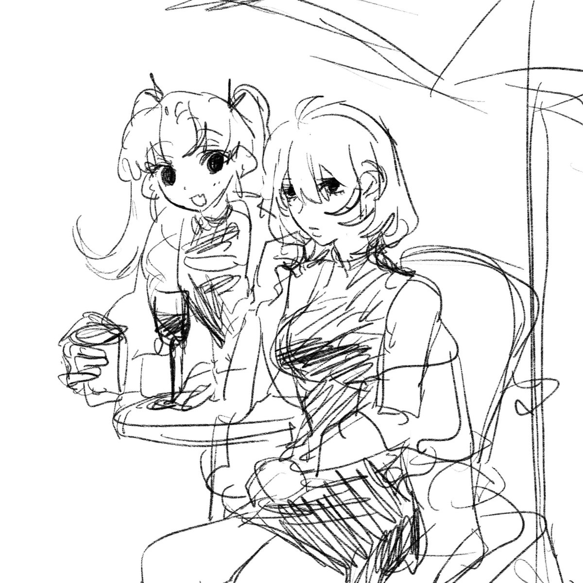 mafhxus's tweet photo. あとここも地獄のSF自創作の百合カップルです🤍死んだ後輩を無理矢理兵器化した(された)化け物と後輩を守りきれなかったことを悔やんでおかしくなってしまった女の地獄の百合です https://t.co/EltLu2HNIC
