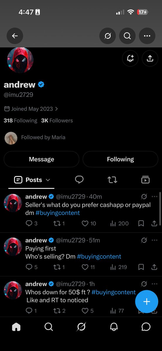 bbbbbb61828's tweet photo. @imu2729 lmaoooo content sellars he will waste your time don’t bother
#buyingcontent #nudes #selling #sellingcontent https://t.co/0wOpBaGkNi