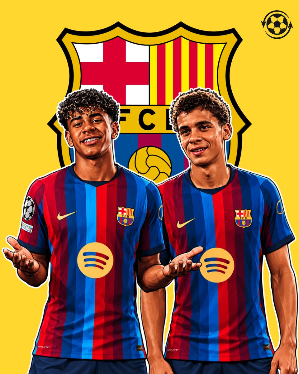 DeadlineDayLive's tweet photo. 🚨 Lamine Yamal has urged Barcelona NOT to splash out on a superstar striker such as Erling Haaland or Julián Alvarez. 👀🔵🔴

Instead, Yamal wants Barça to put their faith in highly-rated 18-year-old Egyptian striker Hamza Abdelkarim and give the youngster his opportunity in the first team. 🇪🇬

(Source: El Nacional)