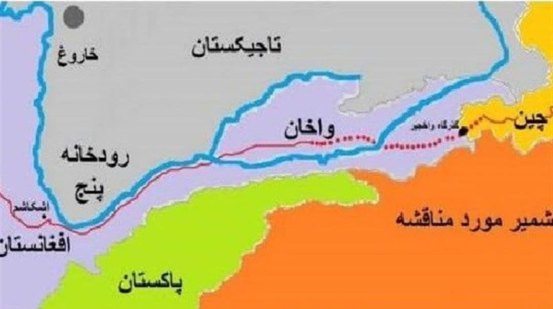 A_hmadi313's tweet photo. په ياد مو شي چې ISPR د واخان کورېډور تخريف شوې نقشه خپره کړې وه او ټولو تښتېدلو لابيګرانو يې ورپسې بدرګه کوله؟

نن په هماغه واخان کې له چين سره د ټرانزيتي لارې د وصل د بشپړېدو پرانيسته کيږي او د هېواد ټول دښمنان يې په غړېدلو سترګو ګوري.
هو!
"واخان د افغانستان د سر حثيت لري، څو چې په موږ سرونه پورې وي، د افغانستان دا سر به خوندي وي" او يوازې د افغانستان د هوساينې، بسياېنې او خودکفايې نقشې به پکې پلي کيږي، دښمن دې خپل شوم پلانونه ځان سره ګور ته يوسي.