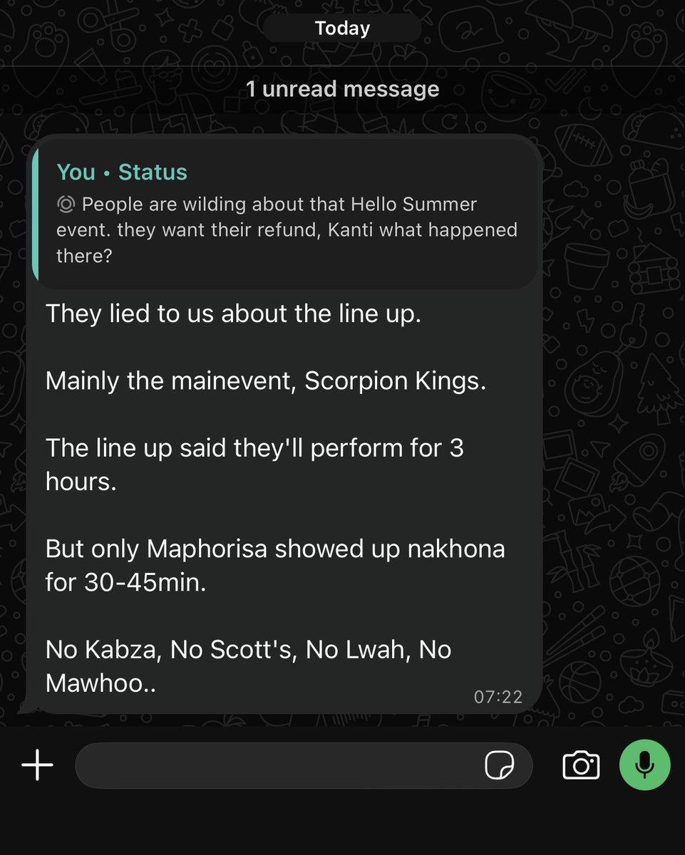 khoza_bonnie's tweet photo. @KabzaDeSmall_ @MrScottsMaphuma @lwahndlunkulu @Mawhoo all didn’t show up, as the poster suggested. #Mbombela #HelloSummer #Events https://t.co/veplOqa503