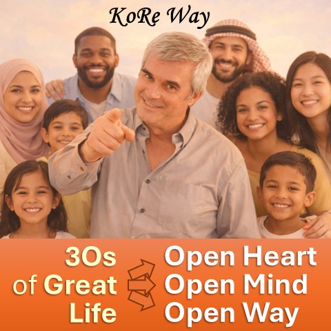 vadimkot's tweet photo. I'm sharing - absolutely free of charge - today’s epiphany from above: 
The 3Os of Great Life are Open Heart, Open Mind, and Open Way 🙏 https://t.co/LvLad19V5S