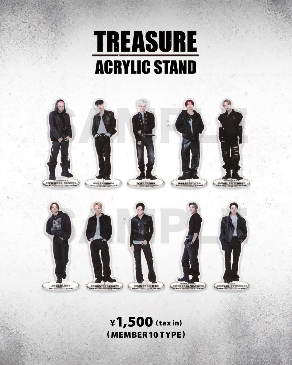 yg_treasure_jp's tweet photo. [💎] #TREASURE_INFO

／
NEW⭐️アクリルスタンド販売決定❣️
＼

YG ENTERTAINMENT 30th Anniversary POP-UP STOREの開催を記念して、
アクリルスタンドの販売が決定しました✨

ツアーグッズでも大好評だったBLACK衣装のアイテムです🖤

🔗詳細はこちら
https://t.co/KSO5DbKBgM

#TREASURE #트레저 #トレジャー #YG