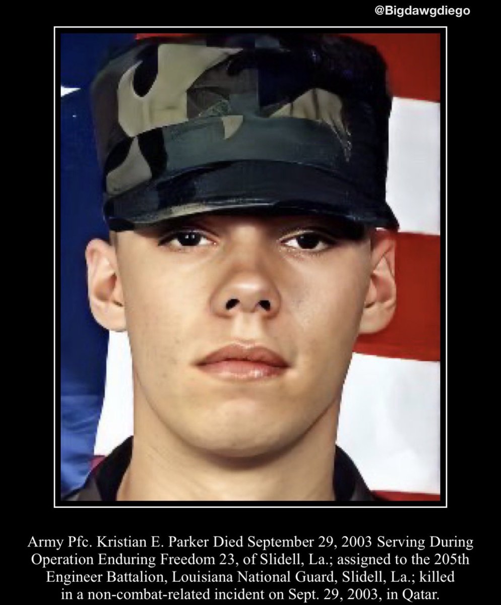 bigdawgjdub's tweet photo. "They say no man is truly Dead until he is
Forgotten, so Today I say your name so you are not."
#nooneleftbehind #rememberthefallen #warrior #usarmy #army #205thengineerbattalion https://t.co/MUHAsohvnB