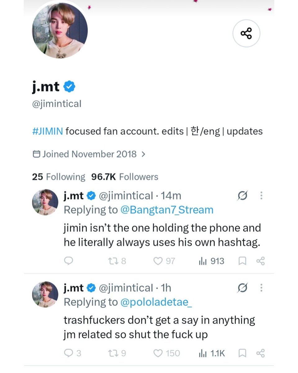 uritaevv's tweet photo. 🚨 ARMYS PLEASE PAY ATTENTION 🚨
These accounts pretend to be OT7, but they’re literally Tae antis, and their own posts/replies expose them. A LOT of ARMYs are still following and supporting them without even knowing what they actually post. Please check before supporting them https://t.co/eA4yNAr2oA