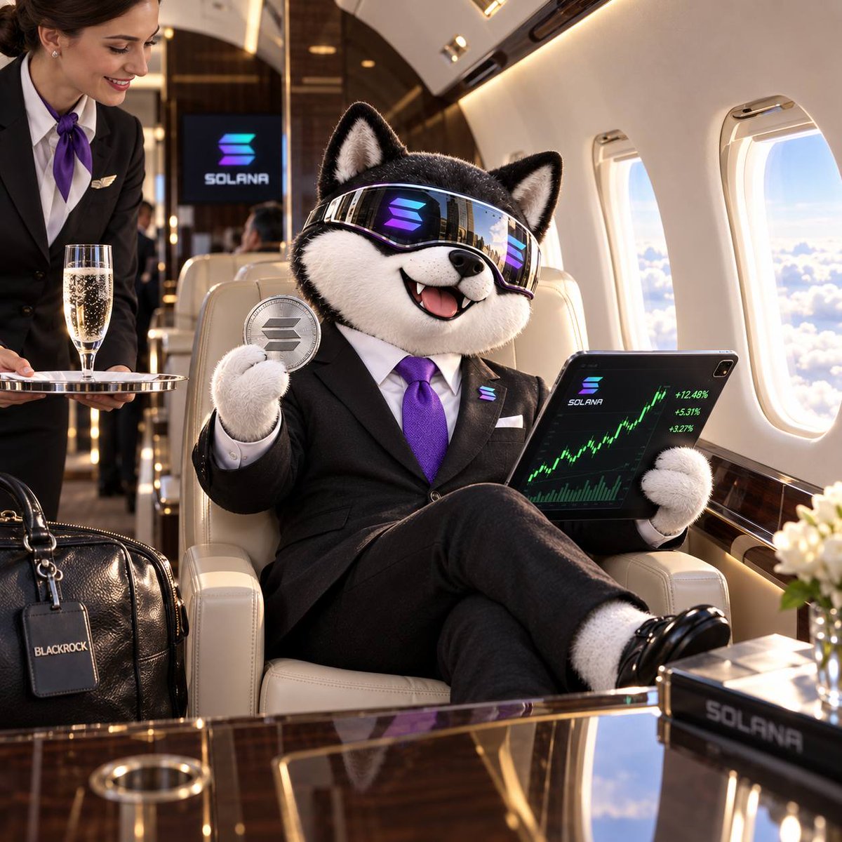 BlackRock_Inu's tweet photo. From boardroom to bonding curve Black Rock remains the smartest thing you can do with your money. https://t.co/8RZBl723K9
