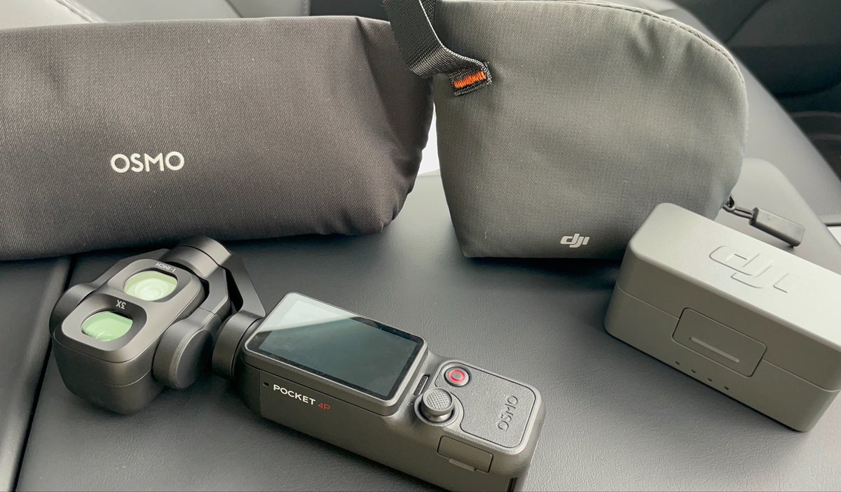 YukatesLife's tweet photo. ついに買ってしまった・・・
Osmo Pocket 4P！全然違いすぎて買って良かった！！！
ついでにカバーと車載マウント買いました！
テスラの内装にも合ってるし最高😆 https://t.co/U3mAuSCSme