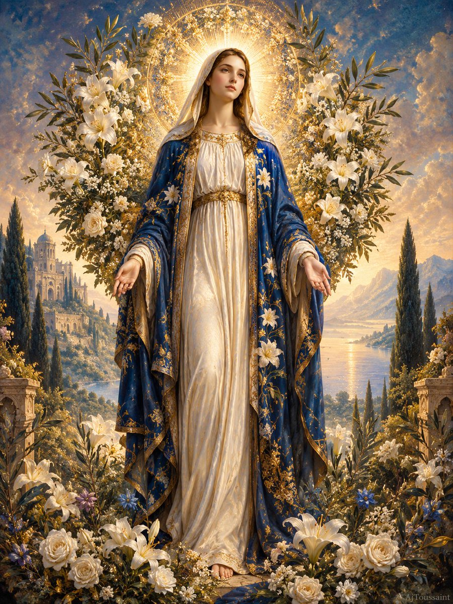 ajtoussaint's tweet photo. Terve Maria, armon täyteinen. Herra sinun kanssasi. Siunattu sinä naisten joukossa, ja siunattu kohtusi hedelmä, Jeesus.   

Pyhä Maria, Jumalan äiti, rukoile meidän syntisten puolesta, nyt ja kuolemamme hetkellä.

Aamen. https://t.co/oBricpHbt6