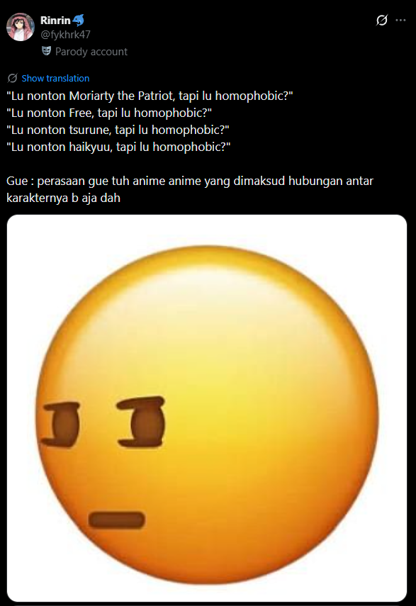 banexplosive's tweet photo. Blok aja ni akun.. tipikal wibu rohis konservatif https://t.co/xzPNrVh6gR