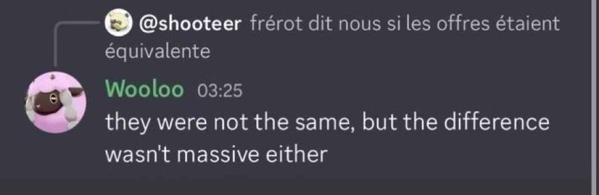_tamM8's tweet photo. Hello wooloo est-ce que c'est vrai que M8 propose 2 fois plus que ses concurrents.

Réponse de Wooloo non.

Juste M8 imo à un meilleur projet https://t.co/fKPDQFPoA7