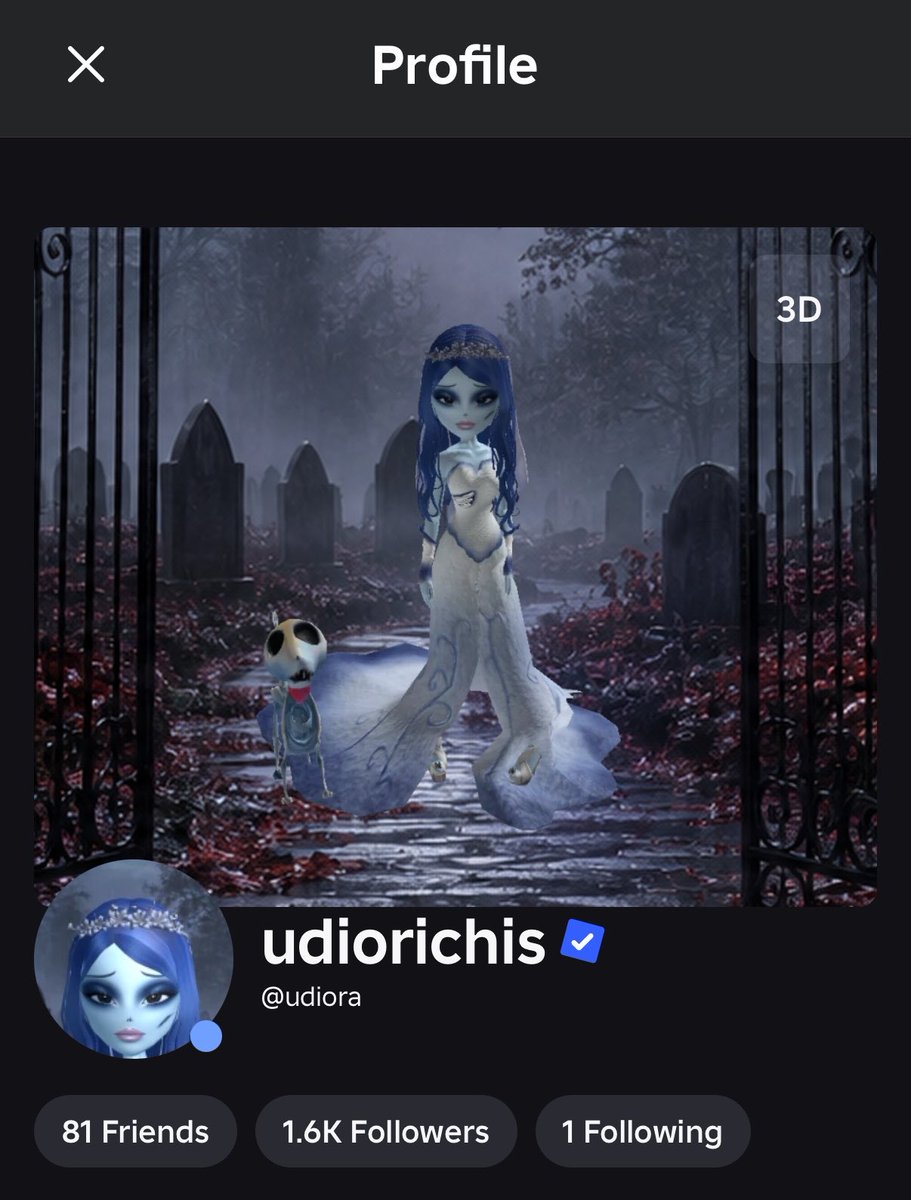 udioras's tweet photo. corpse bride makeup now in 'DIVA https://t.co/BixKYgaQeh 🐛
#roblox #robloxugc #robloxdev #RobloxDesigner #RobloxCommunity https://t.co/pqMvLrjGcj