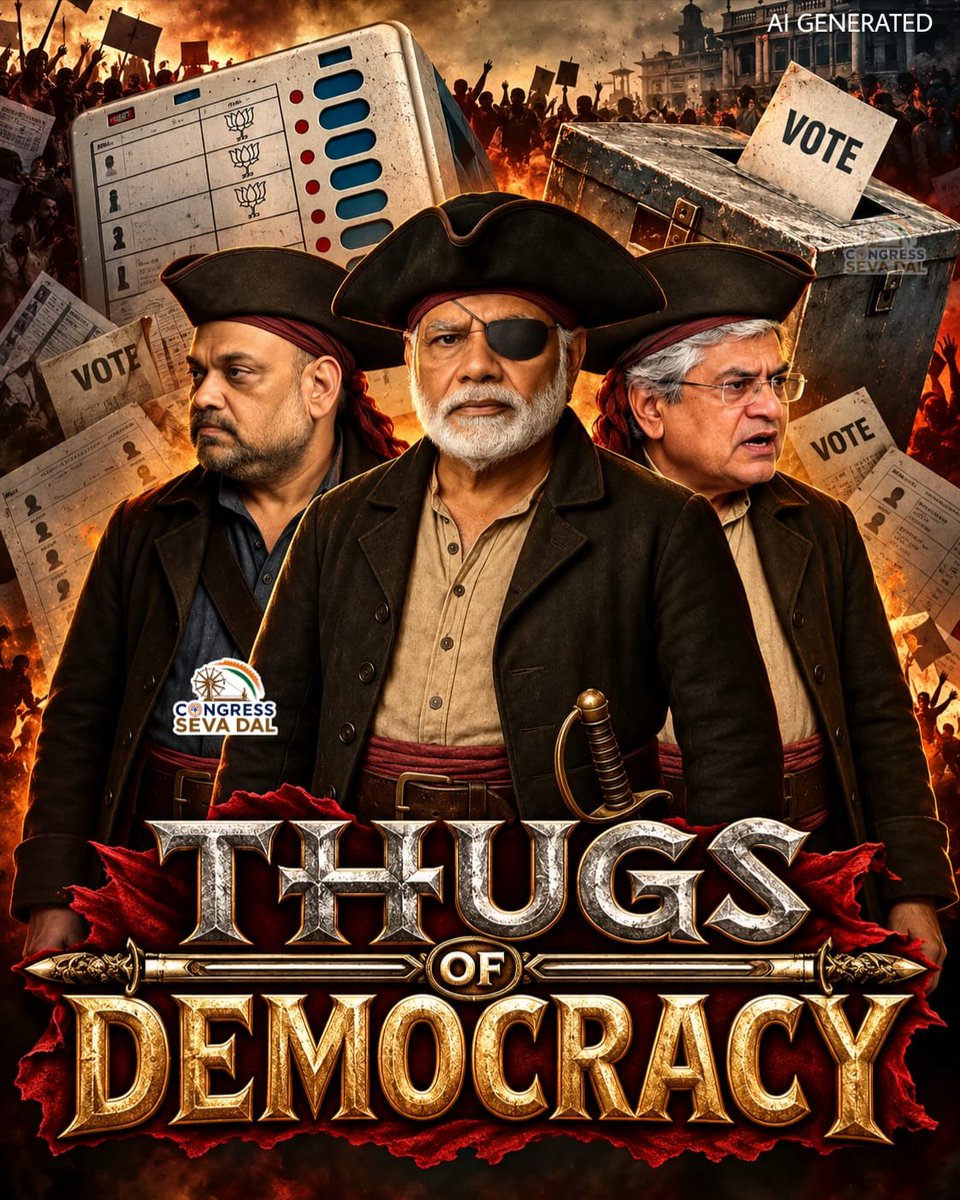 CongressSevadal's tweet photo. 𝗧𝗵𝘂𝗴𝘀 𝗼𝗳 𝗗𝗲𝗺𝗼𝗰𝗿𝗮𝗰𝘆 ‼️ https://t.co/yf5ObGtQQf