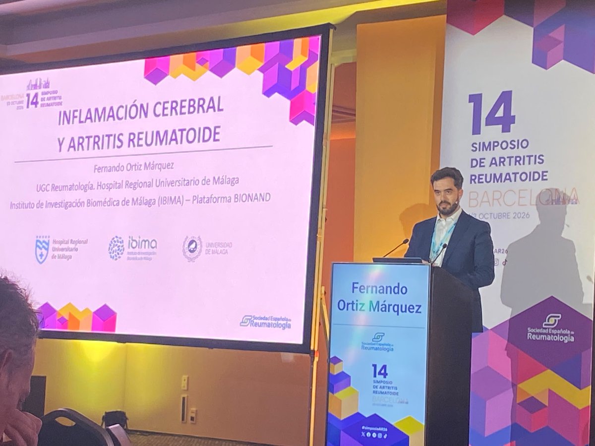 SAR_Andalucia's tweet photo. 🏆 Gran representación de la reumatología andaluza en el #SimposioAR26 de la @SEReumatologia.
Además, 2 de los 3 Premios Raimon Sanmartí a la investigación en artritis reumatoide han sido para equipos andaluces: H.U. Reina Sofía de Córdoba y H.R.U. de Málaga.
¡Enhorabuena! 👏💚 https://t.co/LB1YAxNeF1