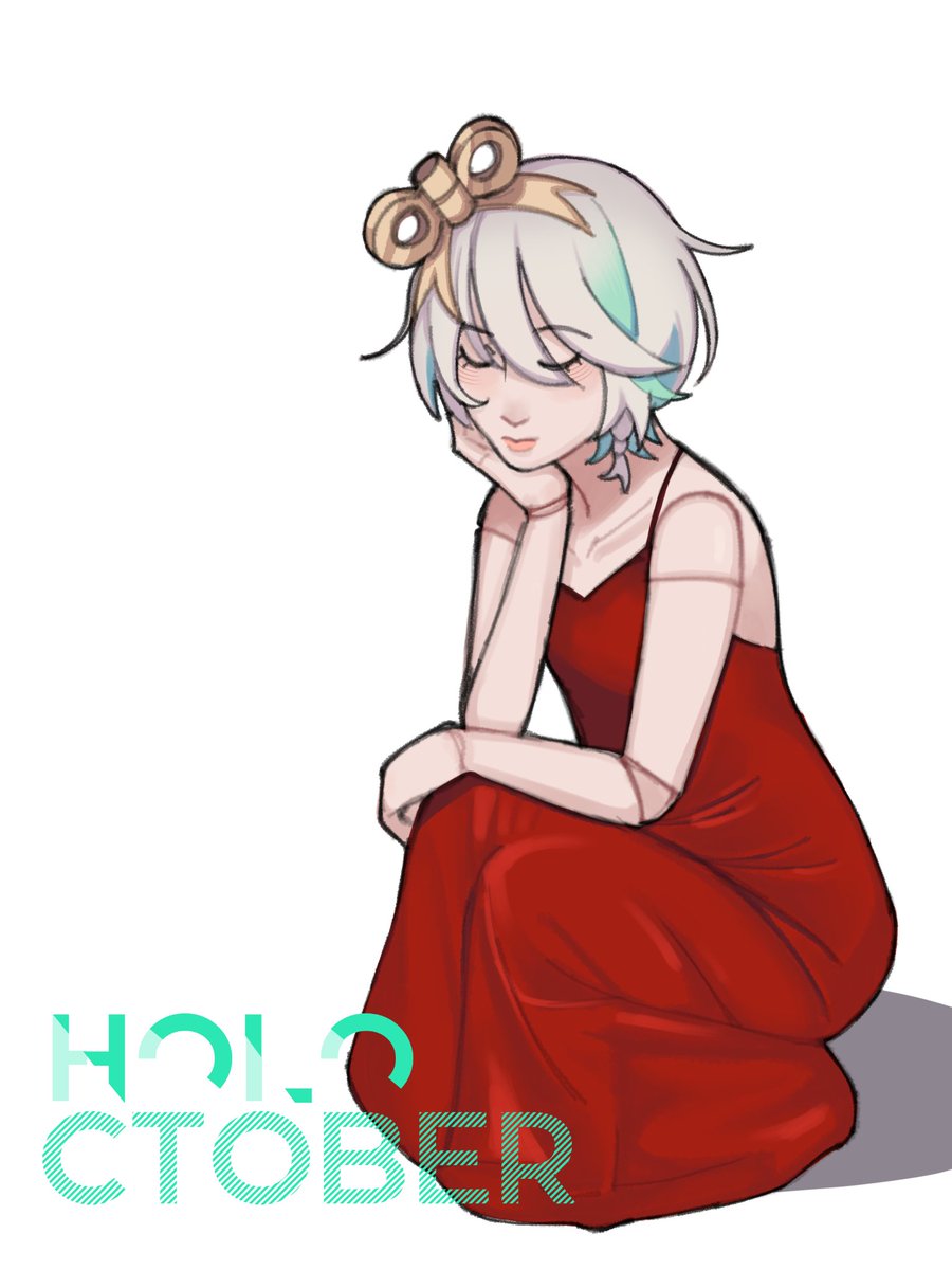 Kinn_z001's tweet photo. Day 3 - Dress

#holoctober #Immergination https://t.co/lJwBKEOsbA