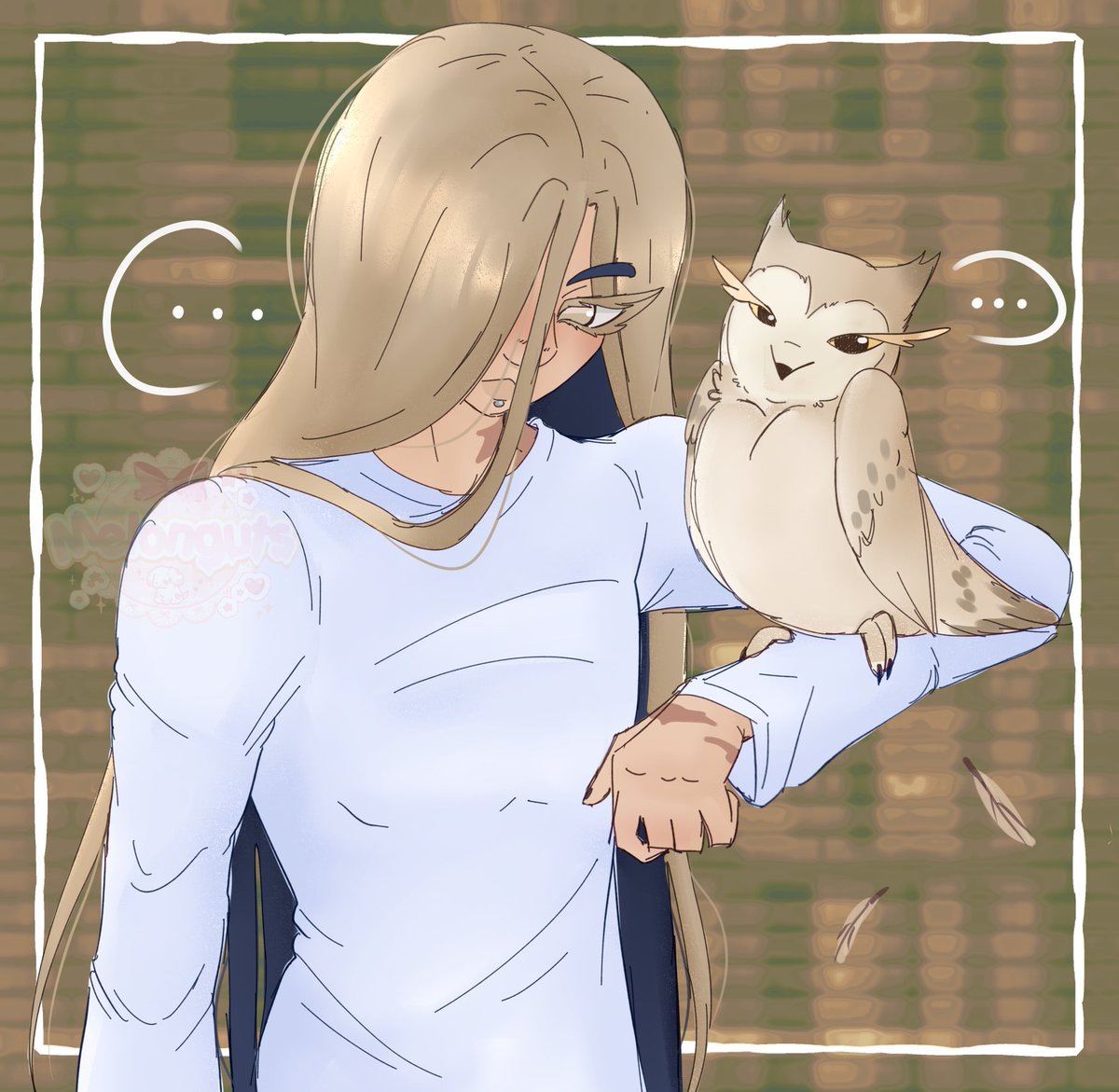 melonguts's tweet photo. A little late I’ve been really busy-
Day 3 of #Tamsytober , pet! I’ve Always Headcannoned he would have an owl…
#tamsycaines https://t.co/zJg4eAUgqj