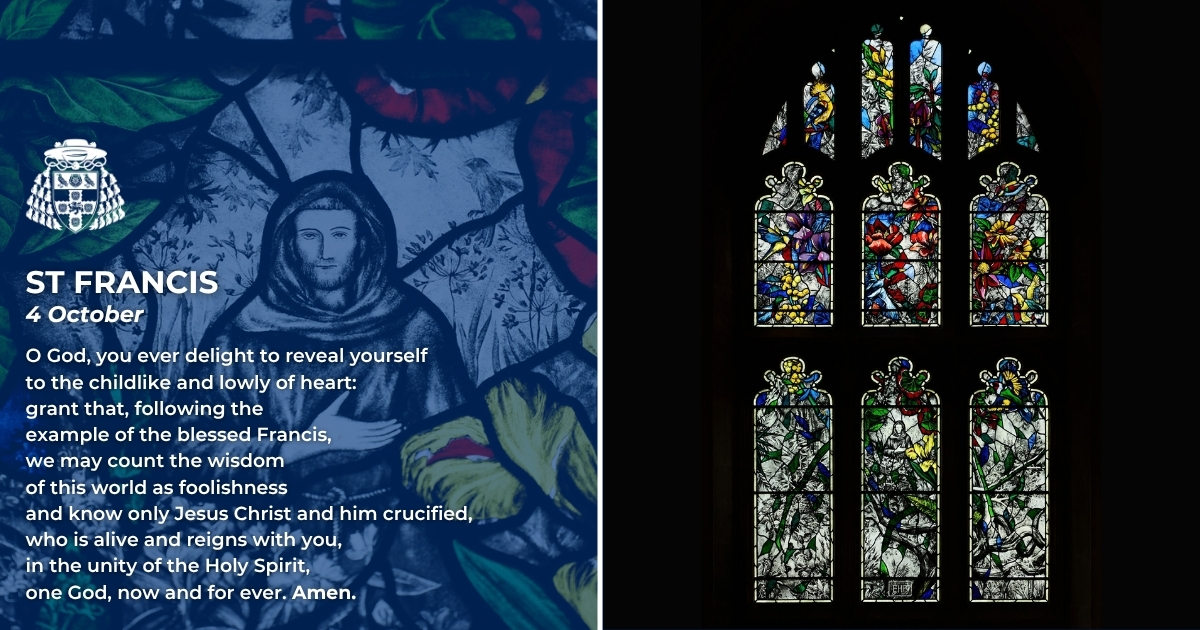 ChChCathedralOx's tweet photo. Today we remember St Francis of Assisi (c.1181-1226), the Italian mystic, poet and friar known for his poverty, charity and humility. St Francis is especially remembered for his love of God's creation, and his feast day marks the end of the Church's new Season of Creation. https://t.co/giqMLbfbfX