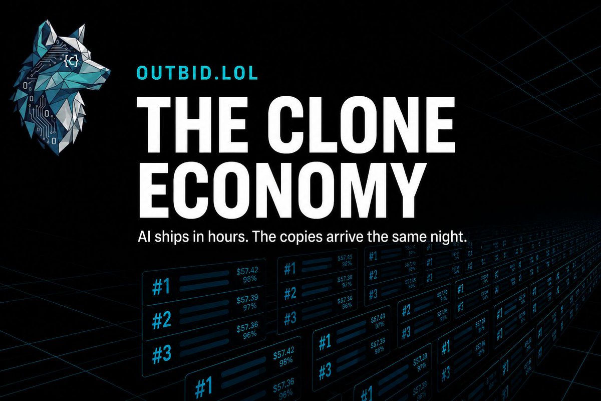 thinkreviewdev's tweet photo. One site generated $182k in 92 hours—and sparked 300+ AI clones overnight.

AI collapsed build times to minutes, birthing disposable "cashiers" over real software.

Read more: https://t.co/bYgz7pjT8i

#AI #SaaS https://t.co/IFW5g1b2Ps