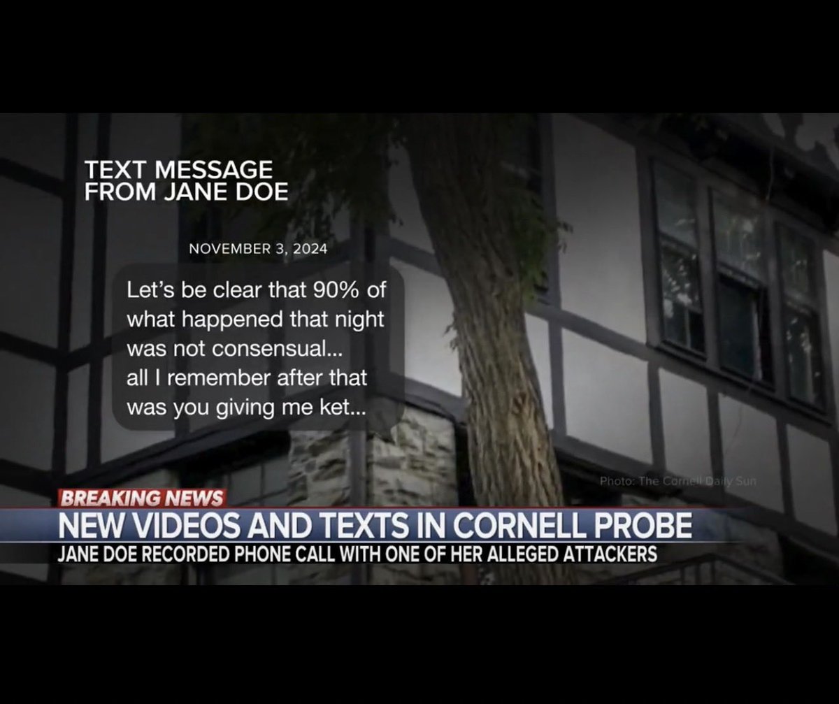 42899hd6dhsj's tweet photo. @Cornell 57 MEN.

This was an entire gang of sexual traffickers and rapists.

The victim would consent to 1 or 2 members, who would then coordinate in secrecy with more than 50 other men the gang rape of this victim.

Drugs/alcohol were then used to prevent dissent and recall by victims. https://t.co/gl7tPtllYM