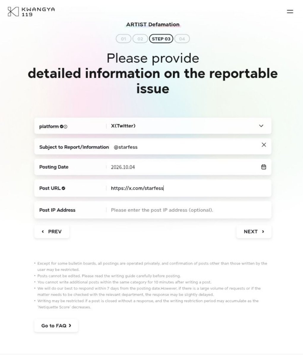 carmjnspace's tweet photo. 🚨 MASS KWANGYA 119 REPORT 🚨

Please help report malicious and hateful posts targeting Carmen and Hearts2Hearts.

📄 Report Doc: https://t.co/yvIRh8a2J5
📖 Guide: https://t.co/Cc5bCkOpwB
Kwangya 119: https://t.co/igXcw9UtNY

Please report the original posts as well. Do not repost or spread the content. Please use KWANGYA 119 & RNB only.

#HEARTS2HEARTS #하츠투하츠