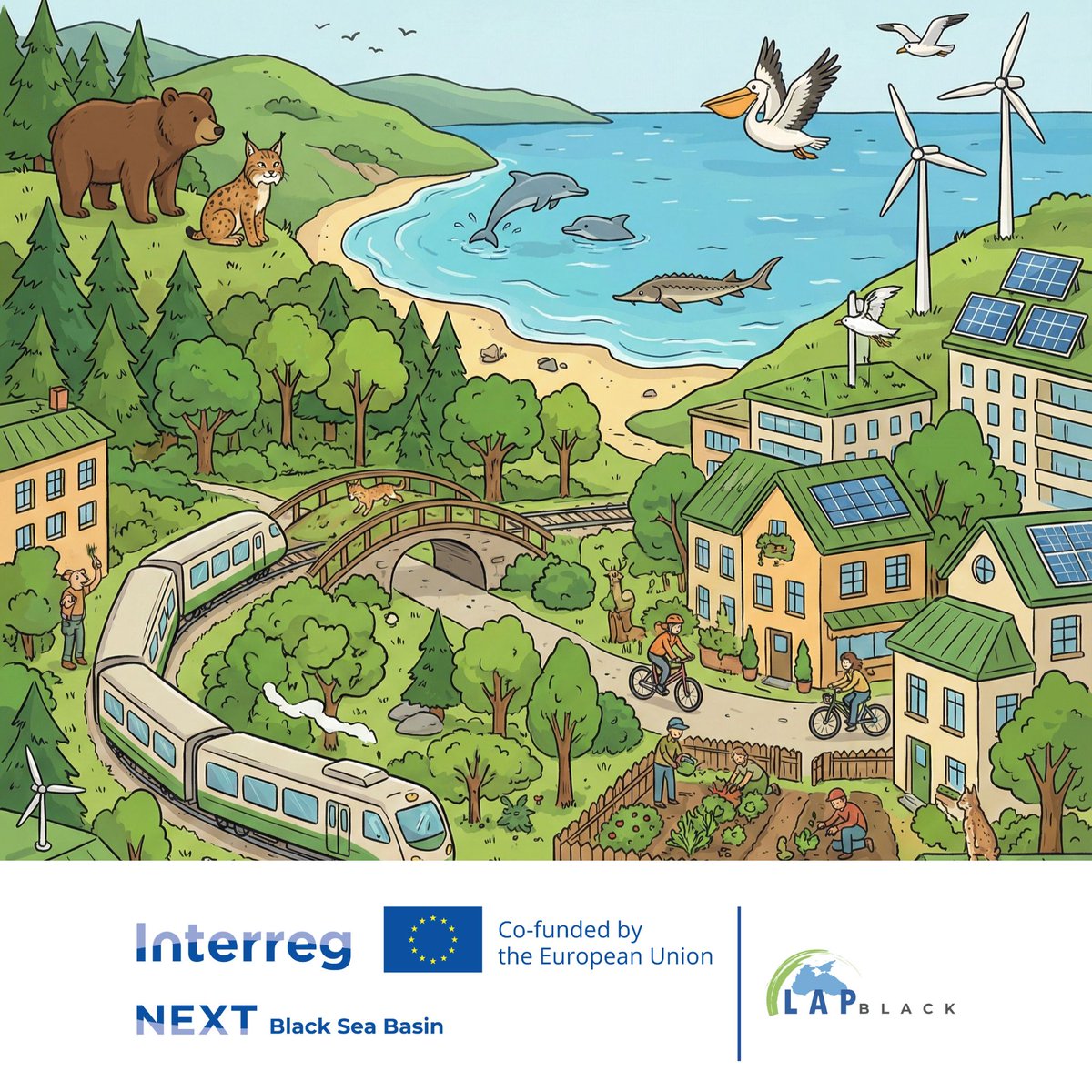 lapblack_cbc's tweet photo. On #WorldAnimalDay, we reaffirm our commitment to protecting the Black Sea Region's biodiversity. Through thoughtful urban planning, we can create environments where humanity and animals can thrive. 🐾 #ClimateAction #LAPBLACK #BlackSeaRegion #Sustainability #EUProjects https://t.co/XM5DGrafdO