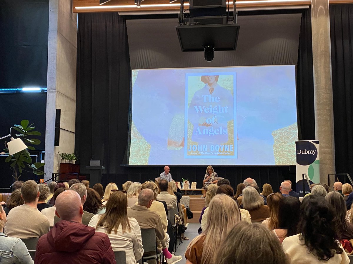 JohnBoyne's tweet photo. 1WML in Dublin is a great venue for an event and many thanks to @DubrayBooks for selling the books last night.
2 sold-out events in one day... I woke up feeling very tired but very grateful to all my readers!
The book tour continues in England next week: https://t.co/zj6iwAikDD https://t.co/mBFpbjaqZh