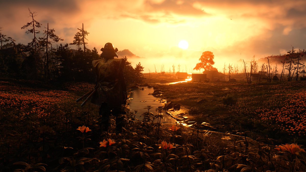 OrangeCat_Night's tweet photo. Ghost of Yotei 
Gaming is more than Art 🎨 
PS5 Pro https://t.co/7LetMm17dE