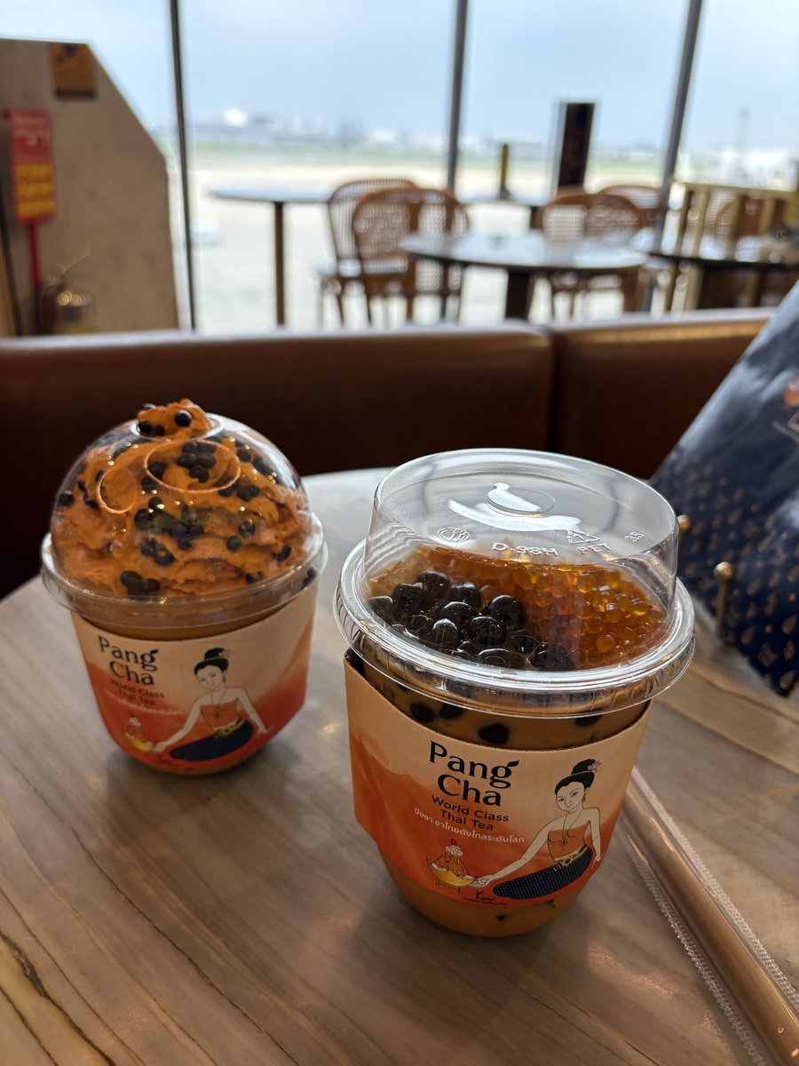 Kimo_malaysia's tweet photo. バンコクの「Pang Cha（パンチャ）」でタイティーを飲むときは、「Thai tea boba（透明のつぶつぶ）」...

ミニイクラみたいな見た目で固めプチプチ食感、味も食感も苦手すぎた…。
次回は絶対にいらないメモ📝

次はタピオカだけで注文 https://t.co/zoKKu00y5Y