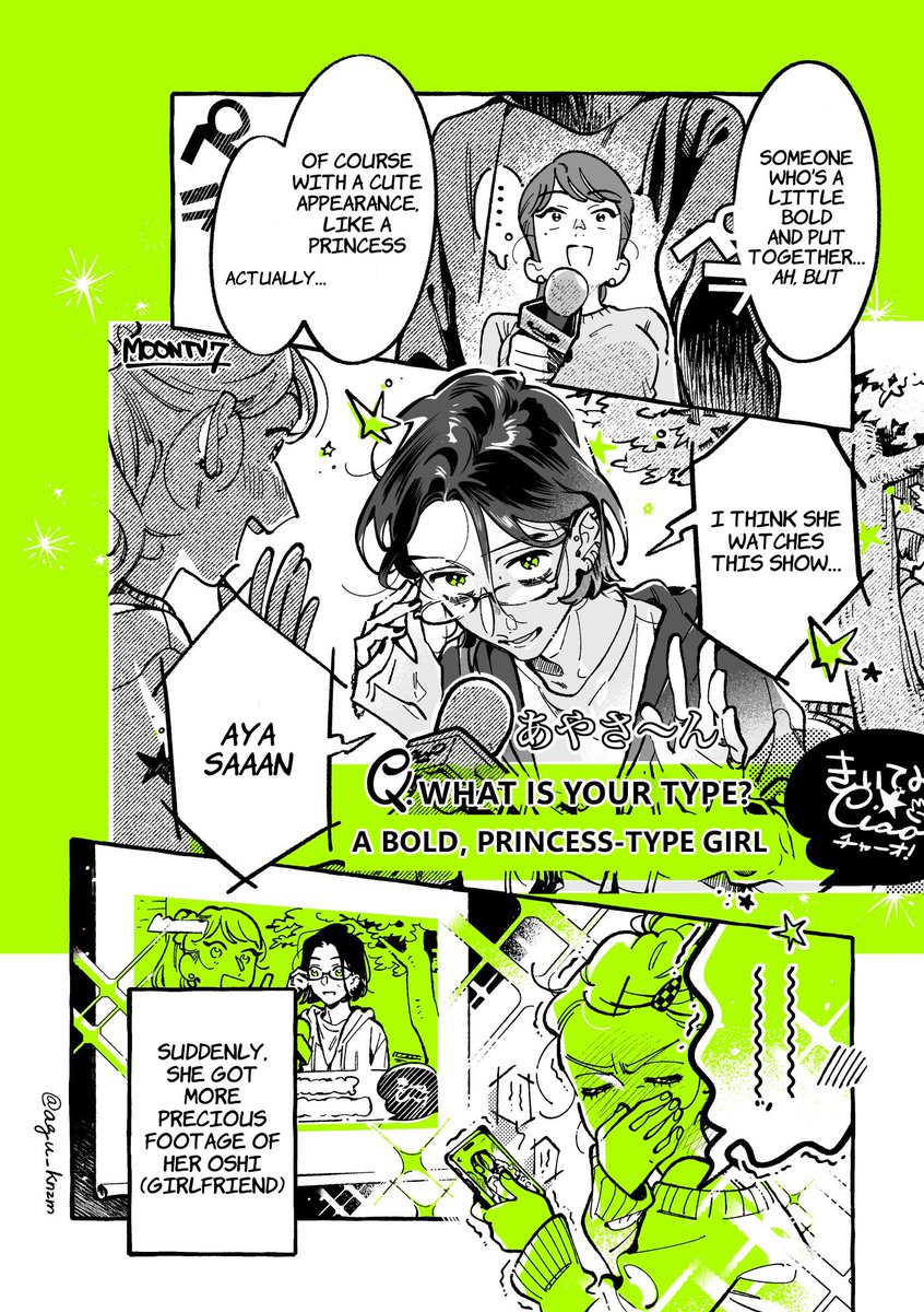tvvinkl3's tweet photo. TGSWIIWAGAA NEW CHAPTER ENGLISH TRANSLATION !!! LET IT BE KNOWN THAT MITSUKI'S TYPE IS AYA AND AYA ONLY💚 https://t.co/qPEfc5EmNY